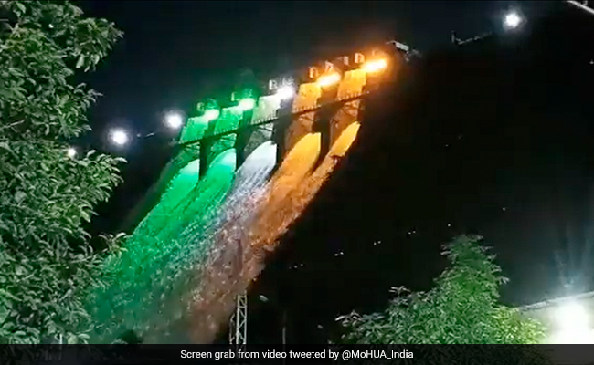 Watch: Ahead Of Independence Day, Bhatsa Dam In Maharashtra Lights Up In National Flag's Colours