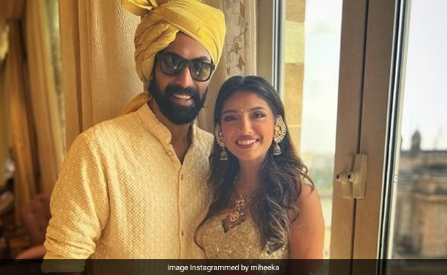 Rana Daggubati And Miheeka Bajaj, Twinning And Winning At Kunal Rawal And Arpita Mehta's Wedding