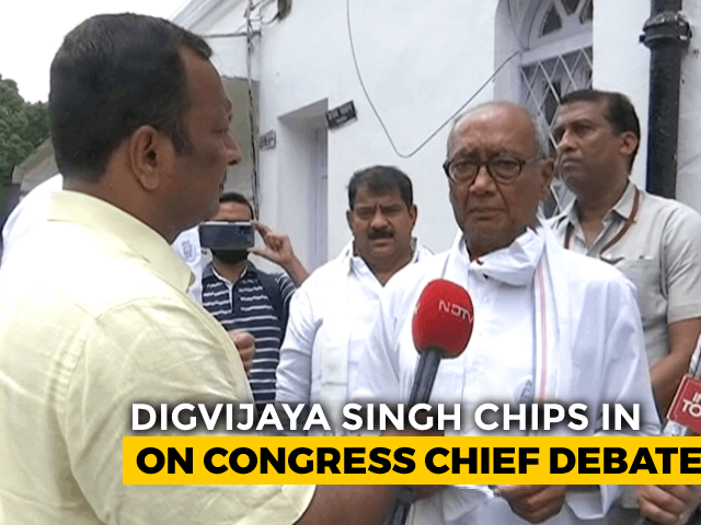 "Can't Force Rahul Gandhi": Congress's Digvijaya Singh On Top Party Post