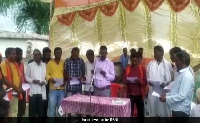 Husbands Replace Wives At Panchayat Oath Ceremony In Madhya Pradesh