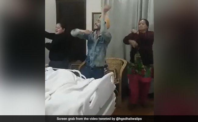 Watch: Family's Bhangra Steps Bring Smile On Bedridden Elderly Man's Face