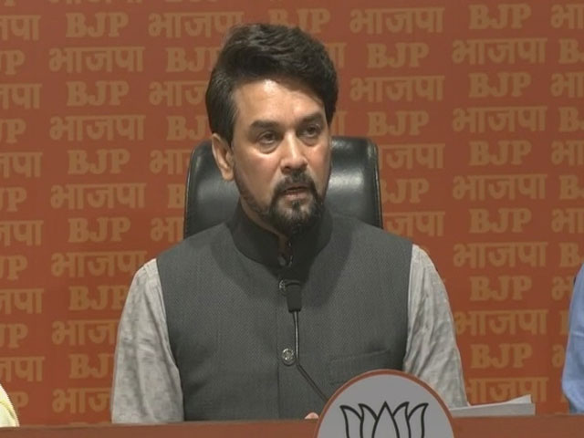 Anurag Thakur Takes On AAP After Manish Sisodia Rubbishes Charges