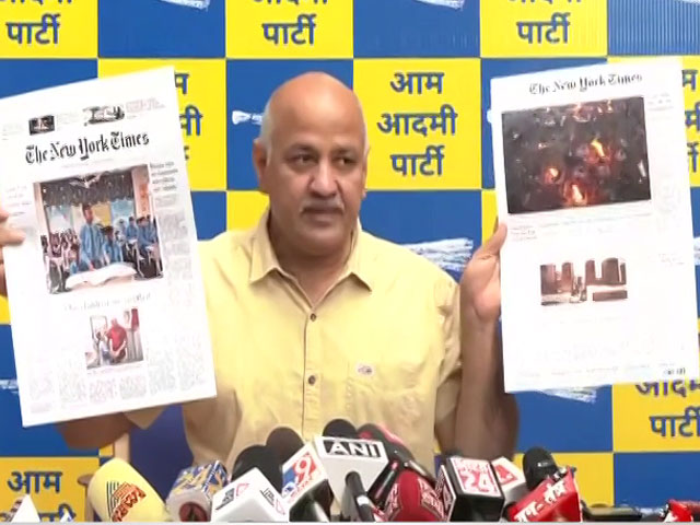 Manish Sisodia Says "Centre's Worry Arvind Kejriwal, Not Fraud"
