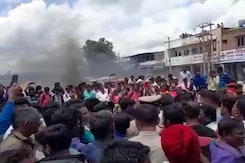 Karnataka Student Hit By Train While Crossing Track, Angry Protests Karnataka Student Hit By Train While Crossing Track, Angry Protests