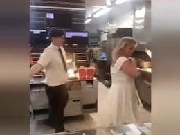 Watch: Woman Stuffs Burger In Dress While Brawling With Staff At McDonald's London