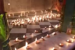 Hanuman Garhi Temple Lights More Than 1,000 Diyas In Ayodhya Hanuman Garhi Temple Lights More Than 1,000 Diyas In Ayodhya
