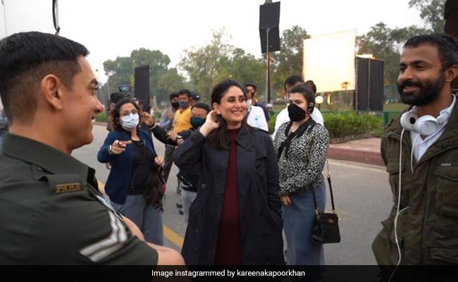 "Rupa And Laal Forever": Kareena Kapoor Shares BTS Pic On <i>Laal Singh Chaddha</i> Day