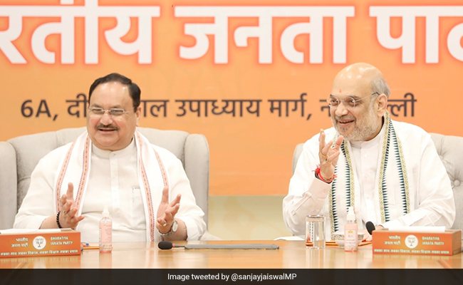 "He's Lying": At Key BJP Meet, Amit Shah's Reply To Charge By Nitish Kumar