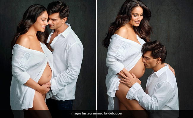 Bipasha Basu And Karan Singh Grover In Plain White Shirts Are Already A Casual Chic Set Of Parents-To-Be