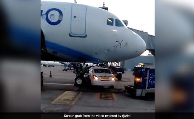 "Car Driver Who Nearly Hit IndiGo Plane May Have Been Overworked": Sources
