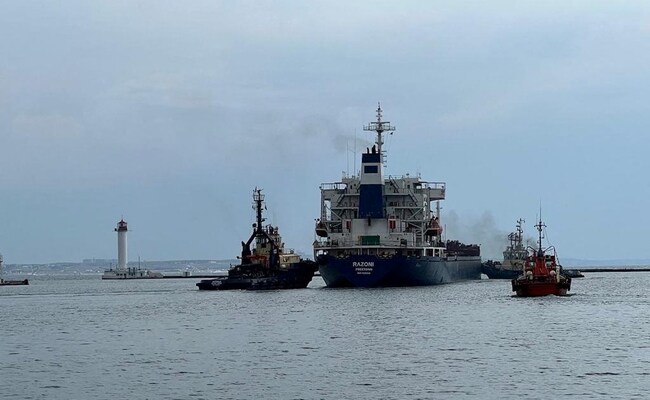 First Ship With Ukraine Grain Leaves Odessa After Deal To Ease Food Crisis