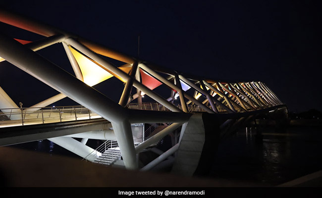 Pics: Ahmedabad's Atal Bridge Set For Grand Opening, PM Says "Spectacular"