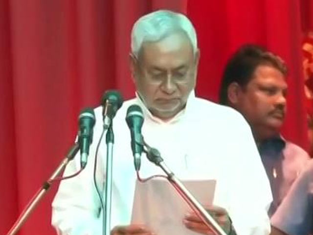 Nitish Kumar Takes Oath As Bihar Chief Minister For Record 8th Time