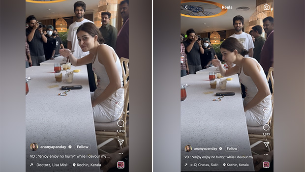 Ananya Panday Enjoys Delicious Payasam, Vijay Deverakonda Catches Her In The Moment