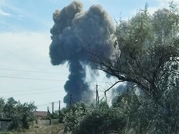 1 Killed After Blasts Rock Russian Air Base In Annexed Crimea 1 Killed After Blasts Rock Russian Air Base In Annexed Crimea
