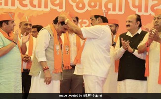 2 Former Congress Leaders Join BJP In Gujarat Ahead Of Assembly Polls