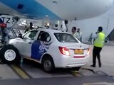 Video : Watch: Go First Car Passes Under IndiGo Plane, Narrowly Misses Wheel