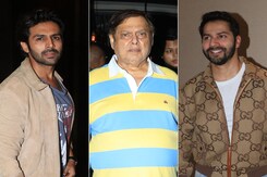 Varun Dhawan, Kartik Aaryan, Anupam Kher And Other Celebs At David Dhawan's Birthday Varun Dhawan, Kartik Aaryan, Anupam Kher And Other Celebs At David Dhawan's Birthday