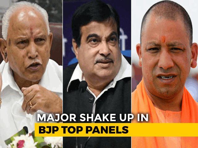 BJP Top Body: BS Yediyurappa In, Nitin Gadkari Out, No Yogi Adityanath