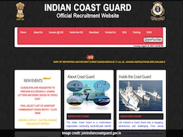 Indian Coast Guard Recruitment 2022: कल से शुरू होंगे आवेदन, नोटिफिकेशन, एलिजिबिलिटी देखें Indian Coast Guard Recruitment 2022: कल से शुरू होंगे आवेदन, नोटिफिकेशन, एलिजिबिलिटी देखें