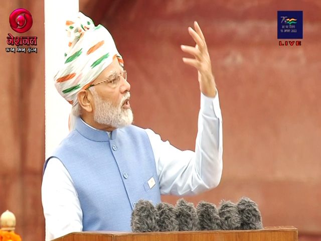 In Red Fort Speech, PM Modi Lists 5 Pledges For India