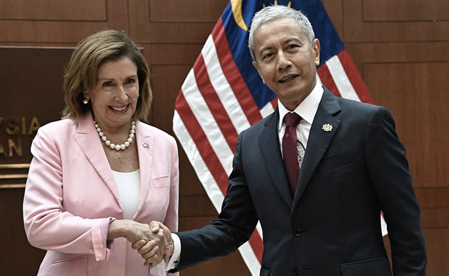 US House Speaker Nancy Pelosi Lands In Malaysia Amid China Rage: Report
