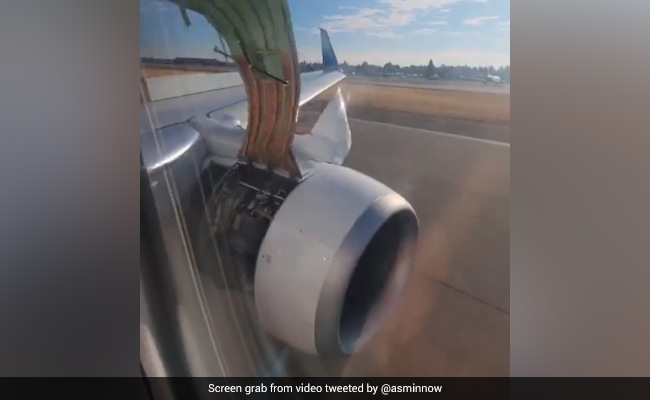 Watch: Engine Cover Peels Off Alaska Airlines Flight Bound To San Diego