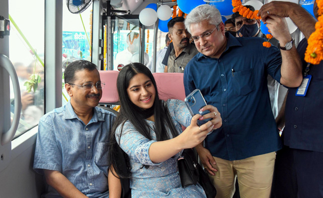80% Of Delhi's Bus Fleet Will Be Electric By 2025, Says Arvind Kejriwal