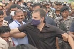 Rahul Gandhi Detained Amid Massive Congress Protest In Delhi Rahul Gandhi Detained Amid Massive Congress Protest In Delhi