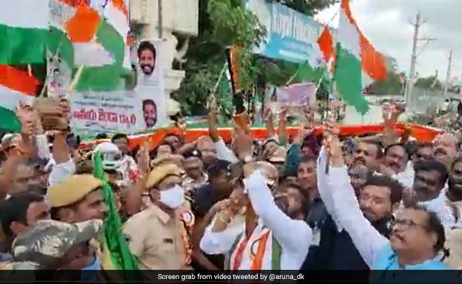 "Rubber Bullet": Telangana Minister Explains Firing In Air At Rally