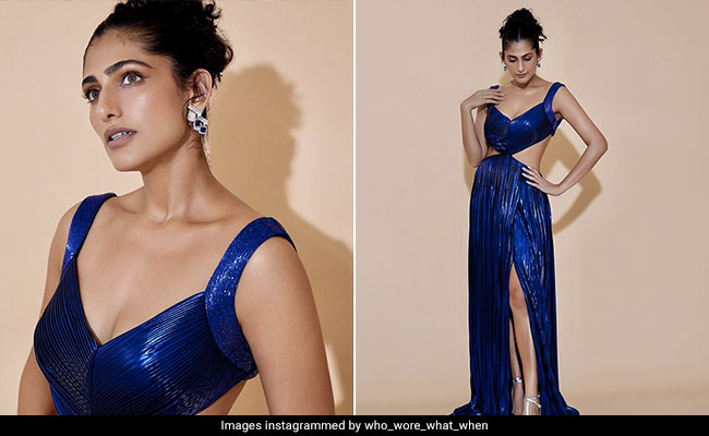 Casting A Spell In An Electric Blue Gown Is Kubbra Sait