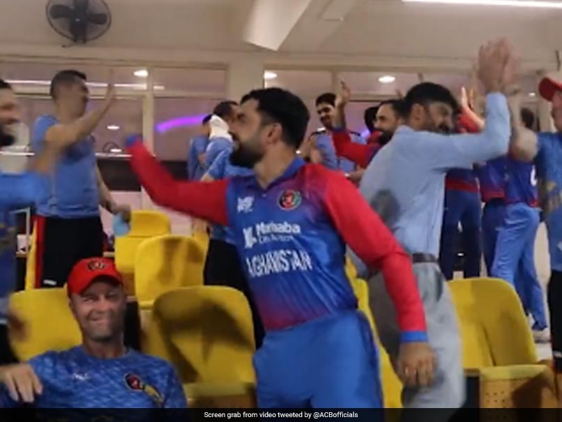 Watch: Afghanistan's Emphatic Dressing Room Celebrations After Win Over Bangladesh In Asia Cup To Reach Super 4