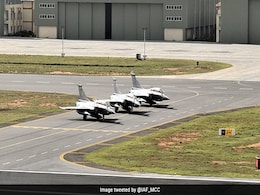 France's 3 Rafale Fighters Make Strategically Crucial Stopover In India France's 3 Rafale Fighters Make Strategically Crucial Stopover In India