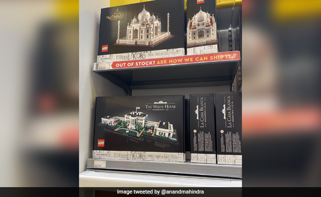 Anand Mahindra Posts Photo Of "Out Of Stock" Taj Mahal Lego Set In New York Store, Talks About Brand Value