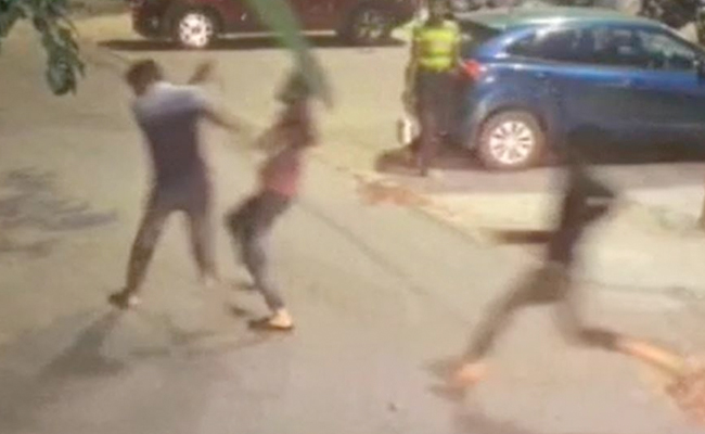 On Camera, Man Stabbed Repeatedly In Busy South Delhi Neighbourhood