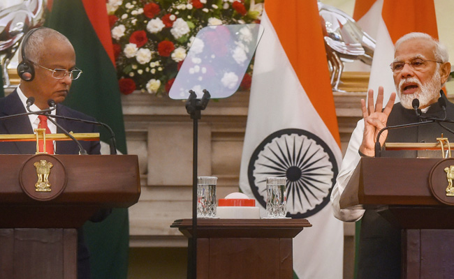 India, Maldives Ink 6 Key Pacts, PM Modi Announces $100 Million Line Of Credit
