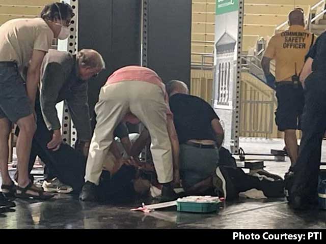 Salman Rushdie Stabbed In Neck In New York, Taken To Hospital