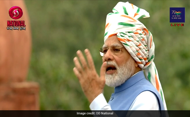 आजादी के 75 वर्ष :  पीएम मोदी ने रखा विकसित भारत के 25 साल का ब्लूप्रिंट, दिया पांच प्रण का संकल्प