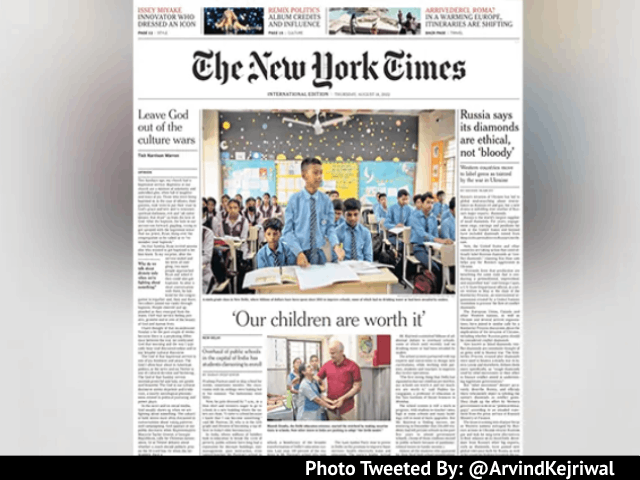 Amid Raids, New York Times Comments On Its Manish Sisodia Report