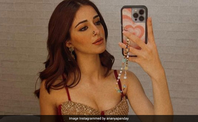 On Our Fashion Scale, Ananya Panday's Embellished Bralette Is An Absolute Ten