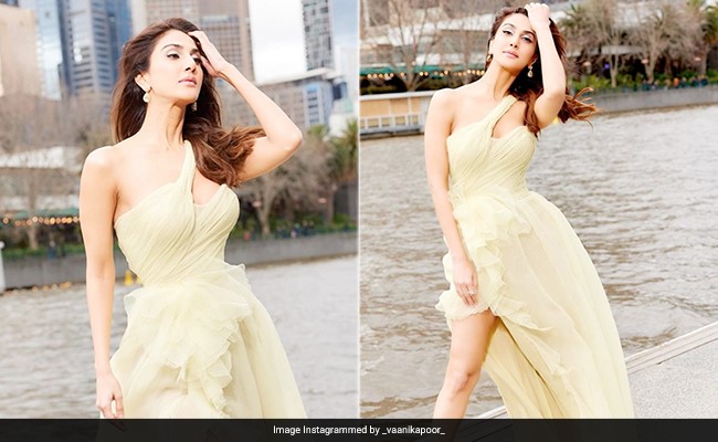 Vaani Kapoor's Melbourne Look Is Fabulous In A Yellow Ruffle Gown