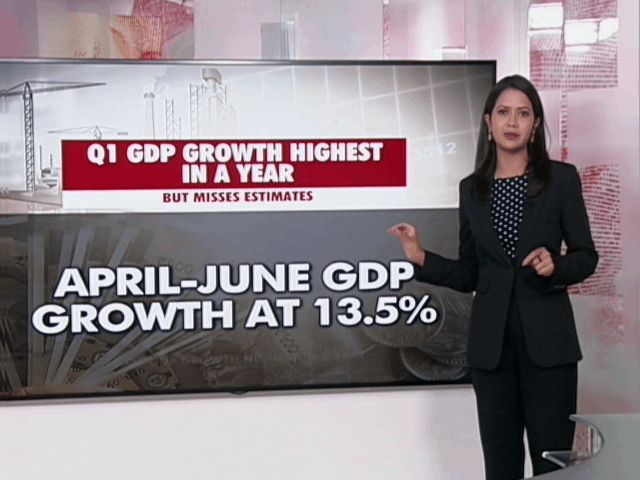 Economy Grows 13.5% In June Quarter, Fastest In A Year