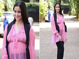 Does Alia Bhatt's Rs 2.3 Lakh Pink Gucci Dress With Cuffed Black Trousers Hit The Maternity Fashion Mark? Does Alia Bhatt's Rs 2.3 Lakh Pink Gucci Dress With Cuffed Black Trousers Hit The Maternity Fashion Mark?