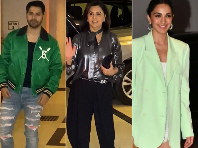 वरुण, कियारा और नीतू ने जुगजुग जियो की सक्सेस पार्टी में की शिरकत