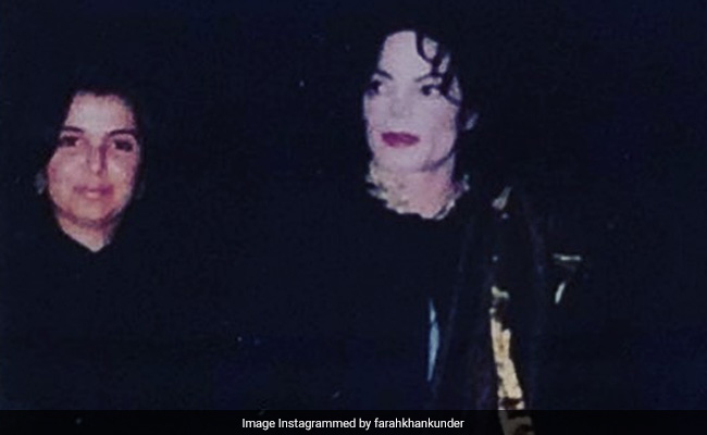 Farah Khan Shares A Major Throwback Pic With "Guru" Michael Jackson. Circa 1999