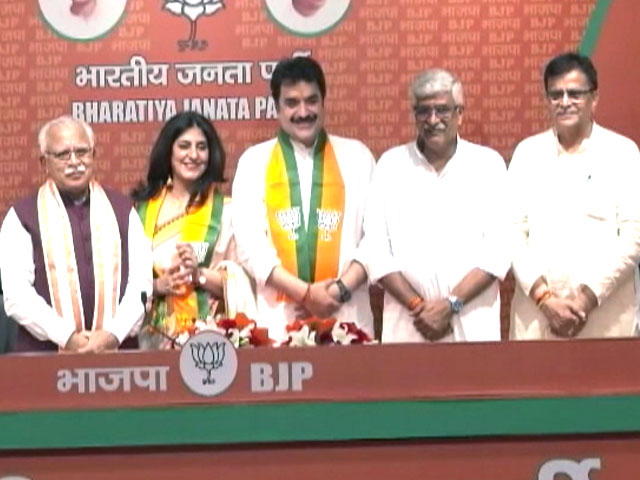 Former Congress Leader Kuldeep Bishnoi Joins Haryana BJP