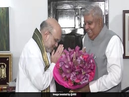 Home Minister Amit Shah Congratulates Jagdeep Dhankhar For Winning Veep Poll Home Minister Amit Shah Congratulates Jagdeep Dhankhar For Winning Veep Poll