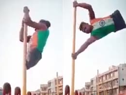 दिव्यांग की देशभक्ति को सलाम, तिरंगा बन खुद को झंडे की तरह लहराया दिव्यांग की देशभक्ति को सलाम, तिरंगा बन खुद को झंडे की तरह लहराया