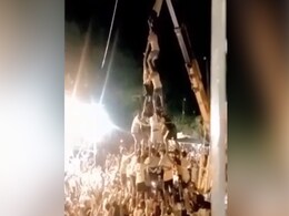 On Camera, <i>Dahi Handi</i> Participant Falls To Death In Mumbai On Camera, <i>Dahi Handi</i> Participant Falls To Death In Mumbai