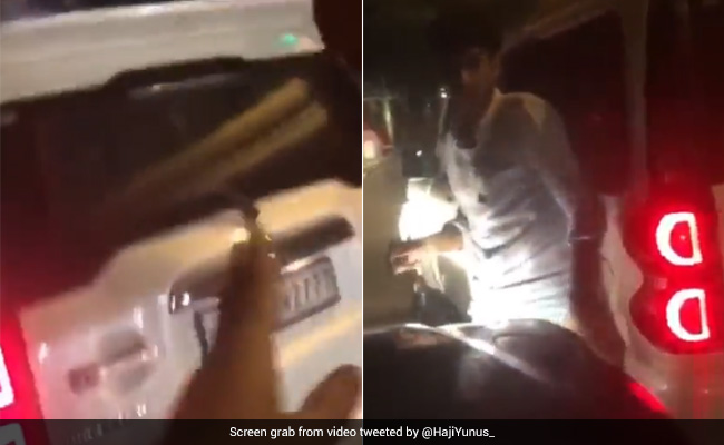 विधायक हाजी युनूस के बच्चों की गाड़ी पर हमला, वीडियो ट्वीट कर दी जानकारी; FIR दर्ज कर मामले की जांच जारी